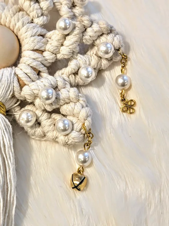 Another view of the Pearl Angel with Gold Bells